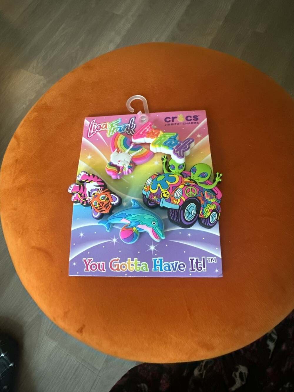 Crocs Lisa Frank Jibbitz Shoe Charms 5-Pack New